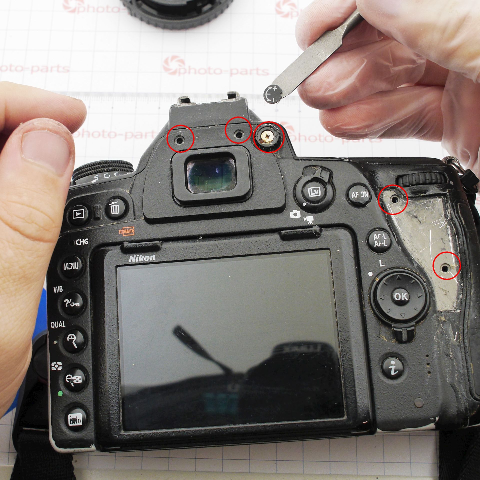 Nikon D780 - ремонт затвора без ремонта затвора